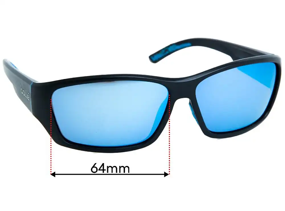 Sunglass Fix Ersatzgläser für Bolle Ibex - 64mm Wide Sunglass Fix Ersatzgläser für Bolle Ibex - 64mm Wide
