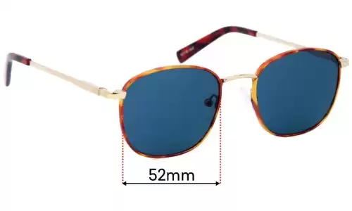 Sunglass Fix Ersatzgläser für Le Specs Neptune Deux - 52mm Wide Sunglass Fix Ersatzgläser für Le Specs Neptune Deux - 52mm Wide