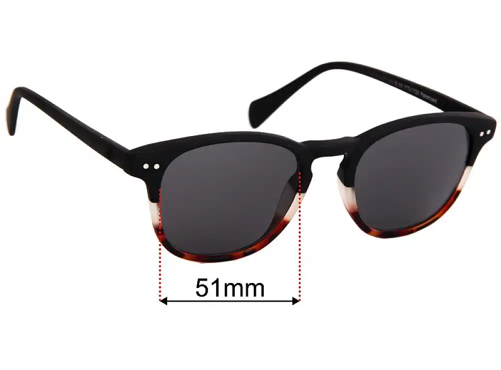 Sunglass Fix Ersatzgläser für 41 Eyewear FO35037 - 51mm Wide Sunglass Fix Ersatzgläser für 41 Eyewear FO35037 - 51mm Wide