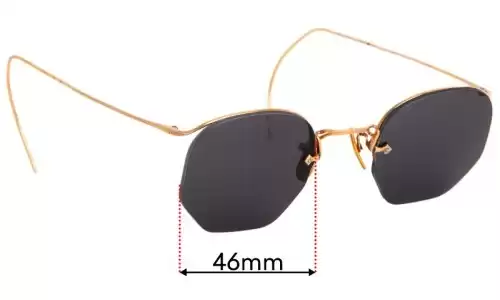 Sunglass Fix Ersatzgläser für American Optical 1/10 12KGF - 46mm Wide Sunglass Fix Ersatzgläser für American Optical 1/10 12KGF - 46mm Wide