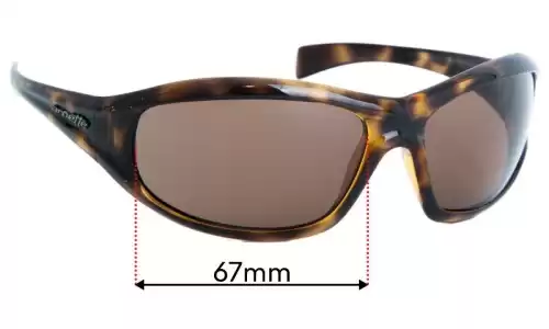 Sunglass Fix Ersatzgläser für Arnette AN4054 - 67mm Wide Sunglass Fix Ersatzgläser für Arnette AN4054 - 67mm Wide