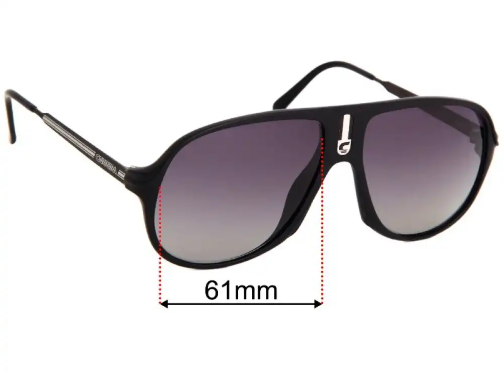 Sunglass Fix Ersatzgläser für Carrera 5547 - 61mm Wide Sunglass Fix Ersatzgläser für Carrera 5547 - 61mm Wide