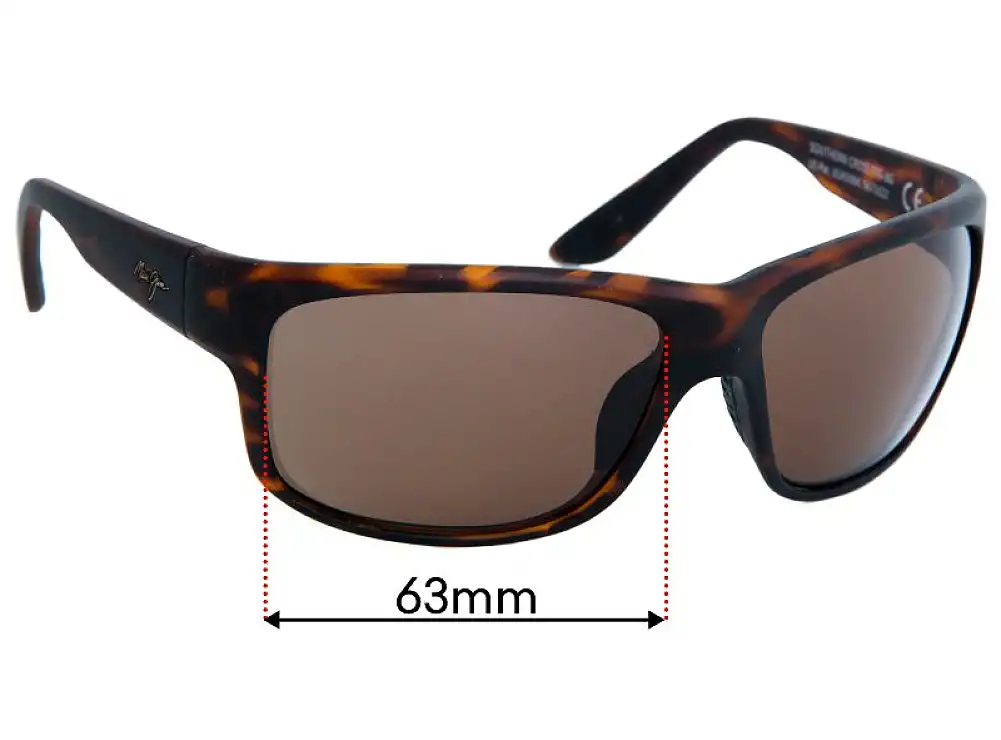 Maui Jim MJ815 Southern Cross Replacement Lenses - 63mm Maui Jim MJ815 Southern Cross Replacement Lenses - 63mm