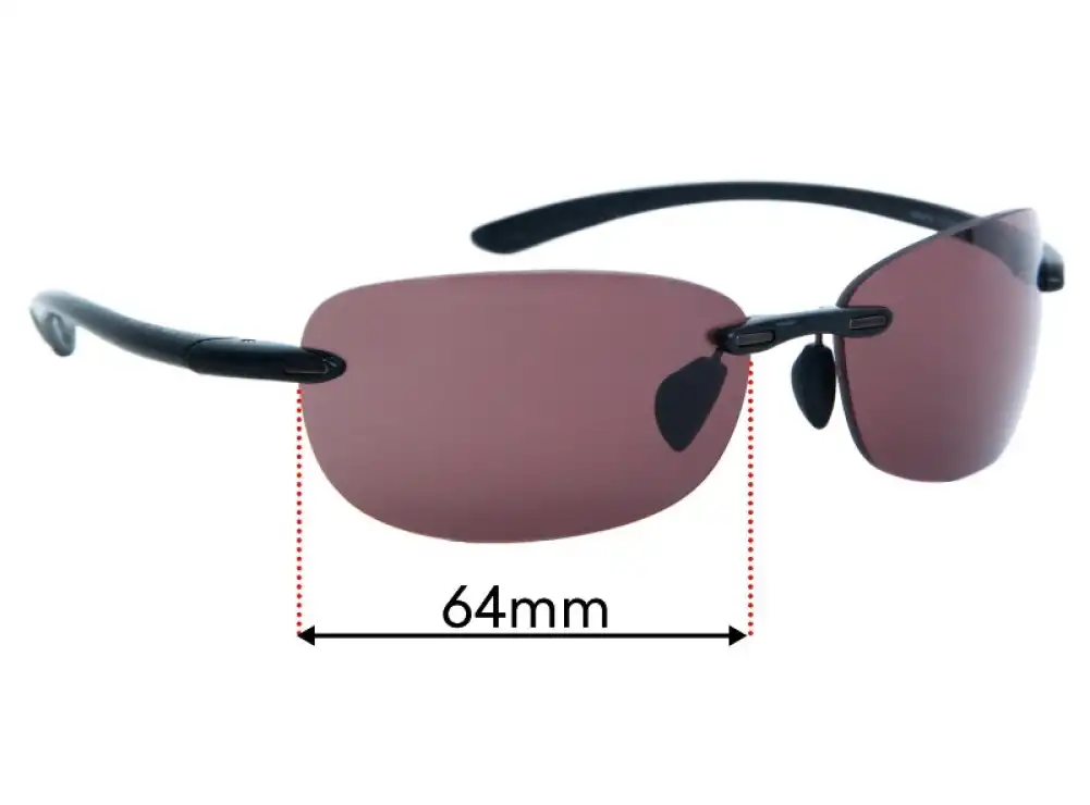 Sunglass Fix Ersatzgläser für Maui Jim MJ913 Hanalei - 64mm Wide Sunglass Fix Ersatzgläser für Maui Jim MJ913 Hanalei - 64mm Wide
