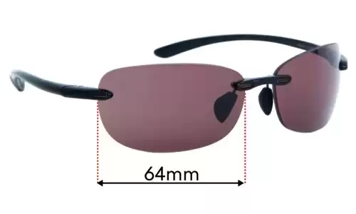 Sunglass Fix Ersatzgläser für Maui Jim MJ913 Hanalei - 64mm Wide Sunglass Fix Ersatzgläser für Maui Jim MJ913 Hanalei - 64mm Wide
