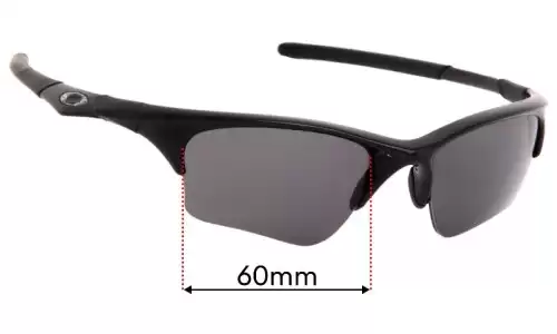 Sunglass Fix Ersatzgläser für Oakley Half Jacket XLJ - 60mm Wide Oakley Half Jacket XLJ Ersatzlinsen 60mm wide