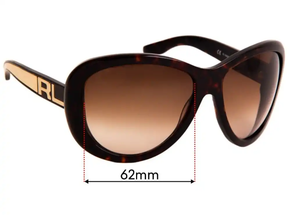 Sunglass Fix Ersatzgläser für Polo RL 1543/S - 62mm Wide Sunglass Fix Ersatzgläser für Polo RL 1543/S - 62mm Wide