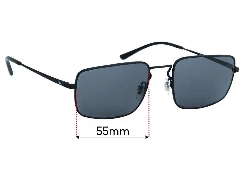 Sunglass Fix Ersatzgläser für Ray-Ban RB3669 - 55mm Wide Sunglass Fix Ersatzgläser für Ray-Ban RB3669 - 55mm Wide