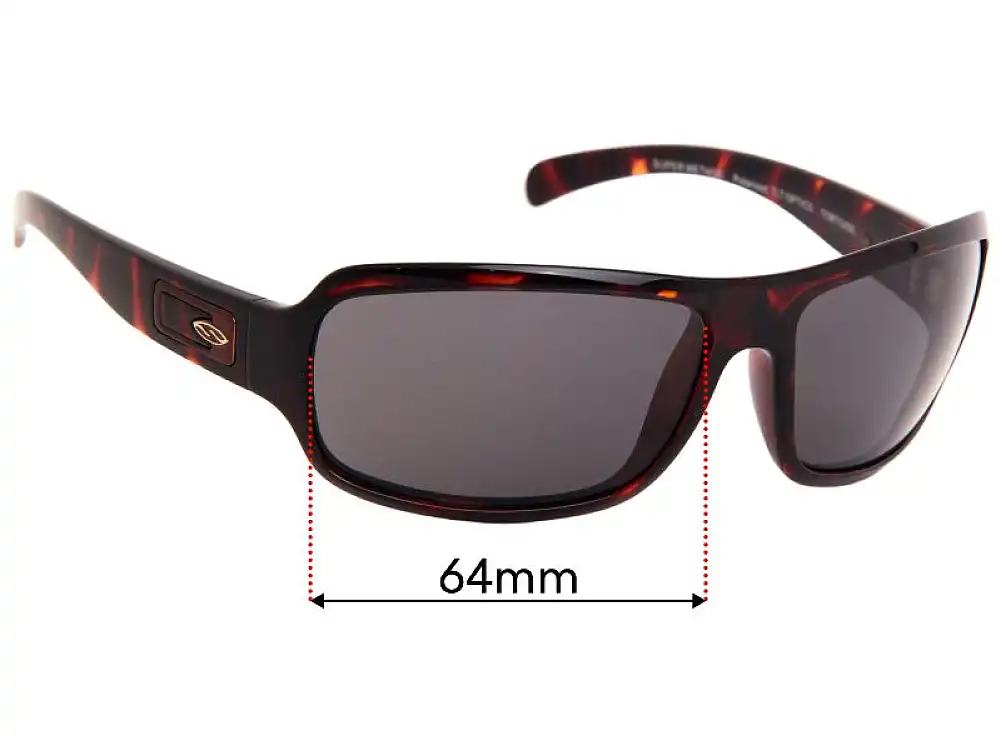 Sunglass Fix Ersatzgläser für Smith Super Method - 64mm Wide Sunglass Fix Ersatzgläser für Smith Super Method - 64mm Wide