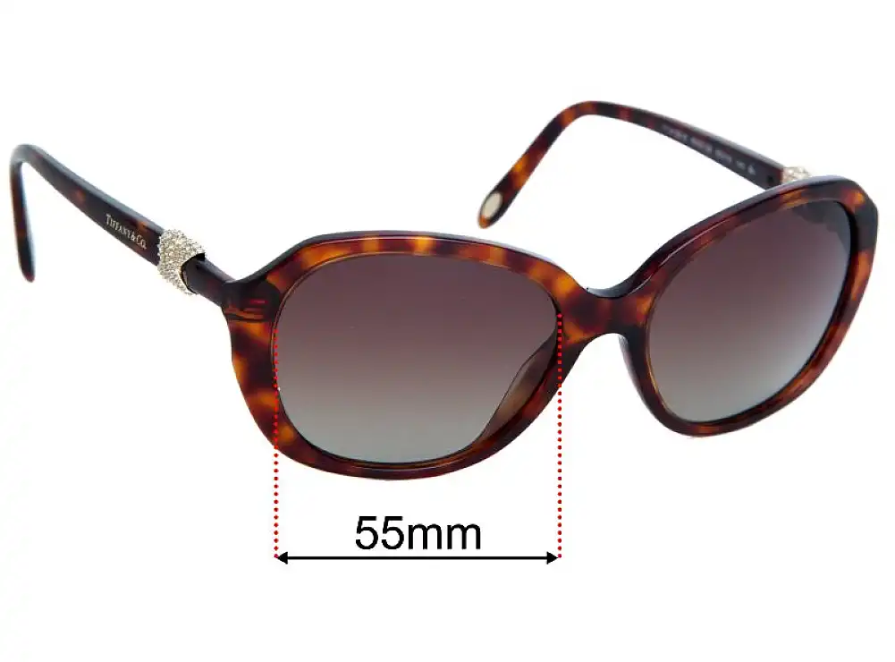 Sunglass Fix Ersatzgläser für Tiffany & Co TF 4108-B - 55mm Wide Sunglass Fix Ersatzgläser für Tiffany & Co TF 4108-B - 55mm Wide