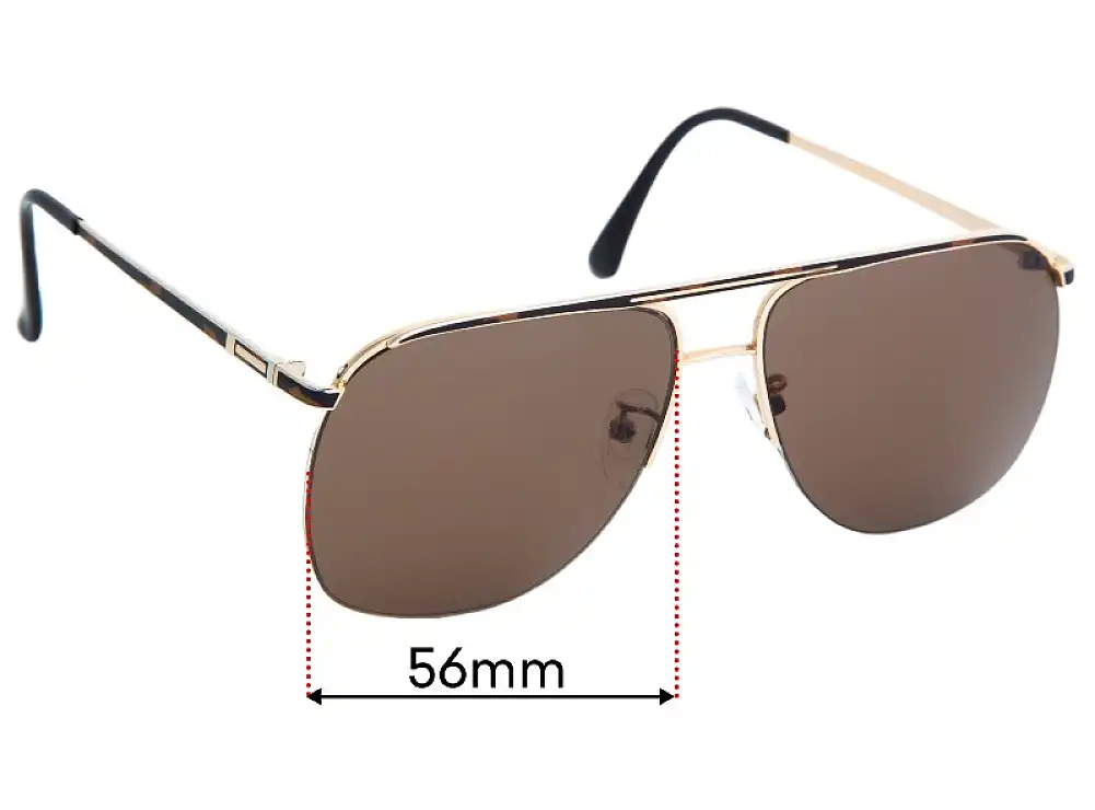 Sunglass Fix Ersatzgläser für Tura Mod-283 - 56mm Wide Sunglass Fix Ersatzgläser für Tura Mod-283 - 56mm Wide