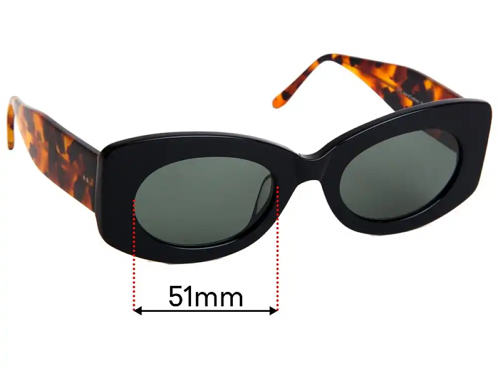 Sunglass Fix Ersatzgläser für Bailey Nelson Zoe - 51mm Wide Sunglass Fix Ersatzgläser für Bailey Nelson Zoe - 51mm Wide