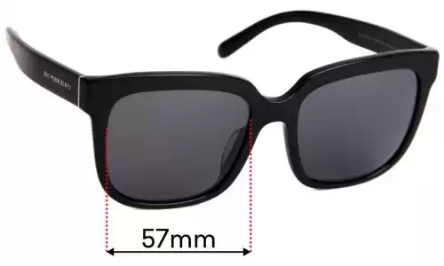 Sunglass Fix Ersatzgläser für Burberry B 4230-D - 57mm Wide Sunglass Fix Ersatzgläser für Burberry B 4230-D - 57mm Wide