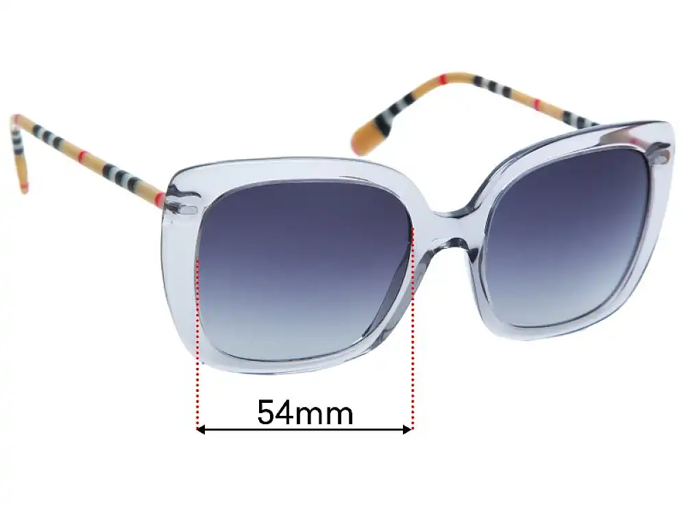 Sunglass Fix Ersatzgläser für Burberry B 4323 - 54mm Wide Sunglass Fix Ersatzgläser für Burberry B 4323 - 54mm Wide