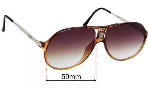 Sunglass Fix Ersatzgläser für Carrera 5309E Vario - 59mm Wide Sunglass Fix Ersatzgläser für Carrera 5309E Vario - 59mm Wide