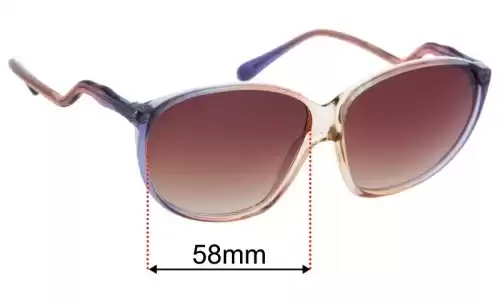 Sunglass Fix Ersatzgläser für Cazal Mod 101 - 58mm Wide Cazal Mod 101 Ersatzlinsen 58mm wide