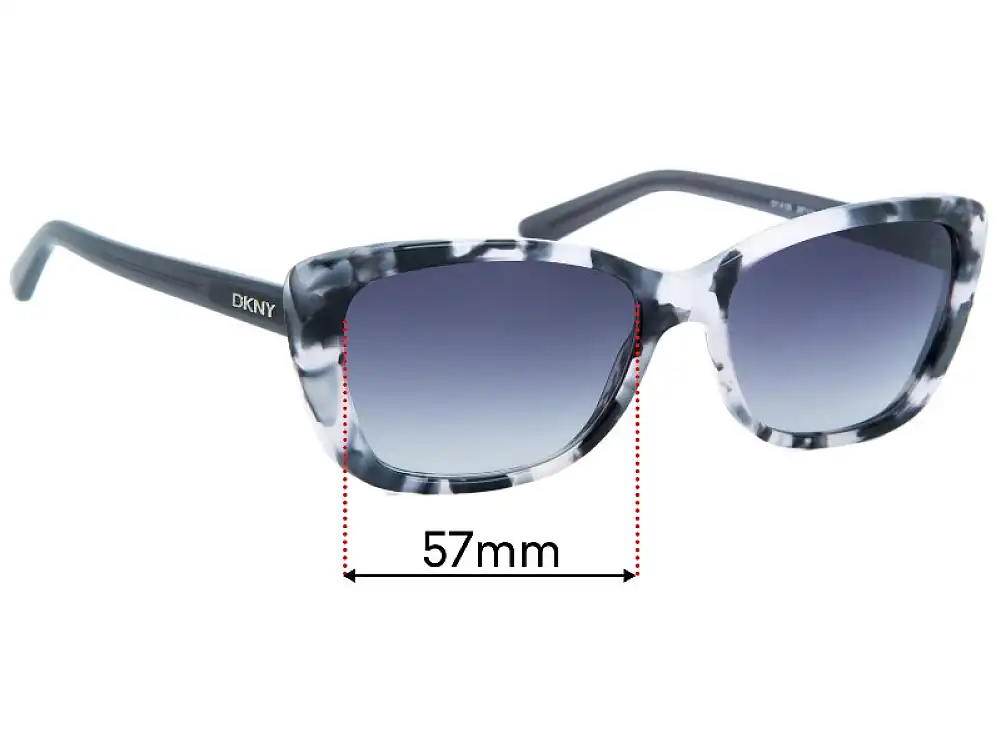 Sunglass Fix Ersatzgläser für DKNY DY 4130 - 57mm Wide Sunglass Fix Ersatzgläser für DKNY DY 4130 - 57mm Wide