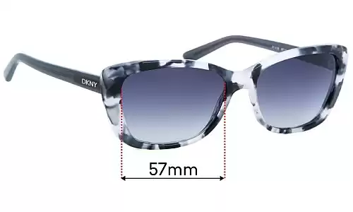 Sunglass Fix Ersatzgläser für DKNY DY 4130 - 57mm Wide Sunglass Fix Ersatzgläser für DKNY DY 4130 - 57mm Wide
