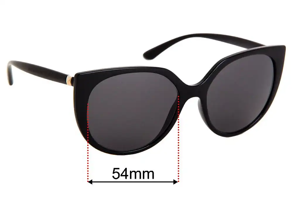 Sunglass Fix Ersatzgläser für Dolce & Gabbana DG6119 - 54mm Wide Sunglass Fix Ersatzgläser für Dolce & Gabbana DG6119 - 54mm Wide