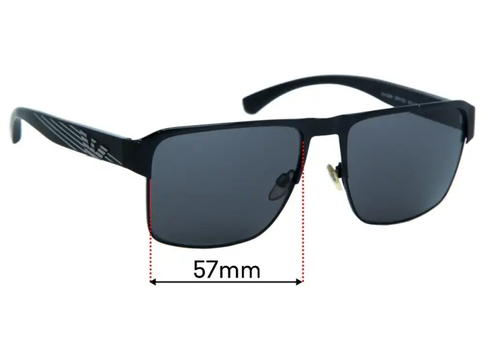 Sunglass Fix Ersatzgläser für Emporio Armani EA2066 - 57mm Wide Sunglass Fix Ersatzgläser für Emporio Armani EA2066 - 57mm Wide