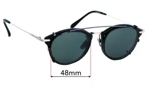 Sunglass Fix Ersatzgläser für Frency & Mercury Clip On for Pocket Piece - 48mm Wide Sunglass Fix Ersatzgläser für Frency & Mercury Clip On for Pocket Piece - 48mm Wide
