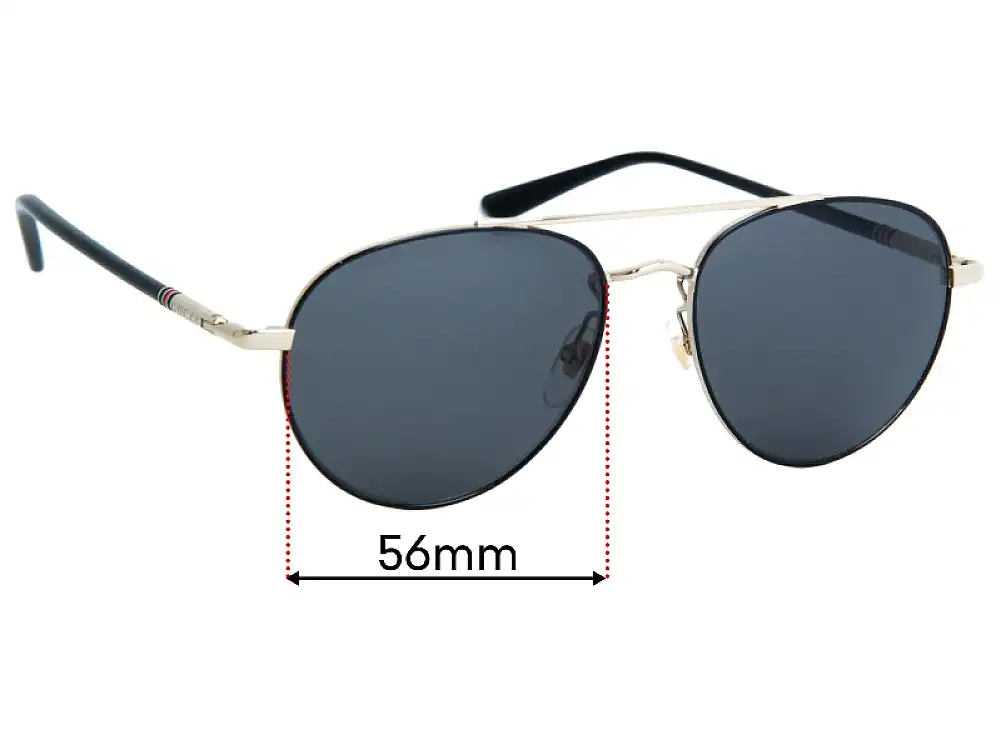 Sunglass Fix Ersatzgläser für Gucci GG0388S - 56mm Wide Sunglass Fix Ersatzgläser für Gucci GG0388S - 56mm Wide