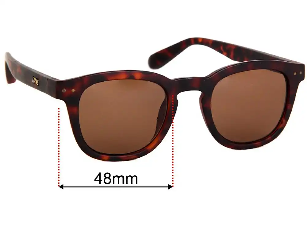 Sunglass Fix Ersatzgläser für Local Supply Avenue - 48mm Wide Sunglass Fix Ersatzgläser für Local Supply Avenue - 48mm Wide