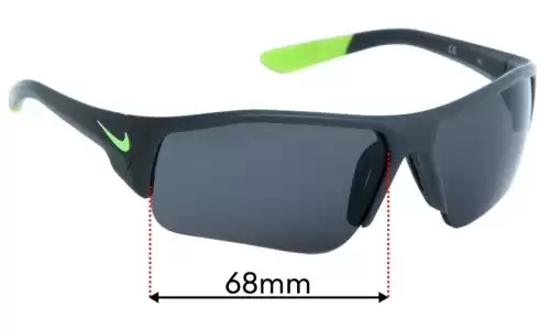 Sunglass Fix Ersatzgläser für Nike Skylon ACE XV JR EV0900 - 68mm Wide Nike Skylon ACE XV JR EV0900 Ersatzlinsen 68mm wide