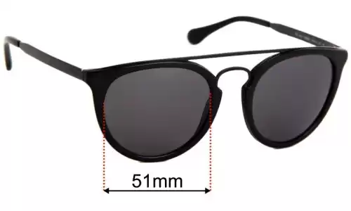 Sunglass Fix Ersatzgläser für Ralph Lauren PH 4121 - 51mm Wide Ralph Lauren PH 4121 Ersatzlinsen 51mm wide