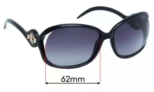 Sunglass Fix Ersatzgläser für Roberto Cavalli IXIA 576S - 62mm Wide Sunglass Fix Ersatzgläser für Roberto Cavalli IXIA 576S - 62mm Wide
