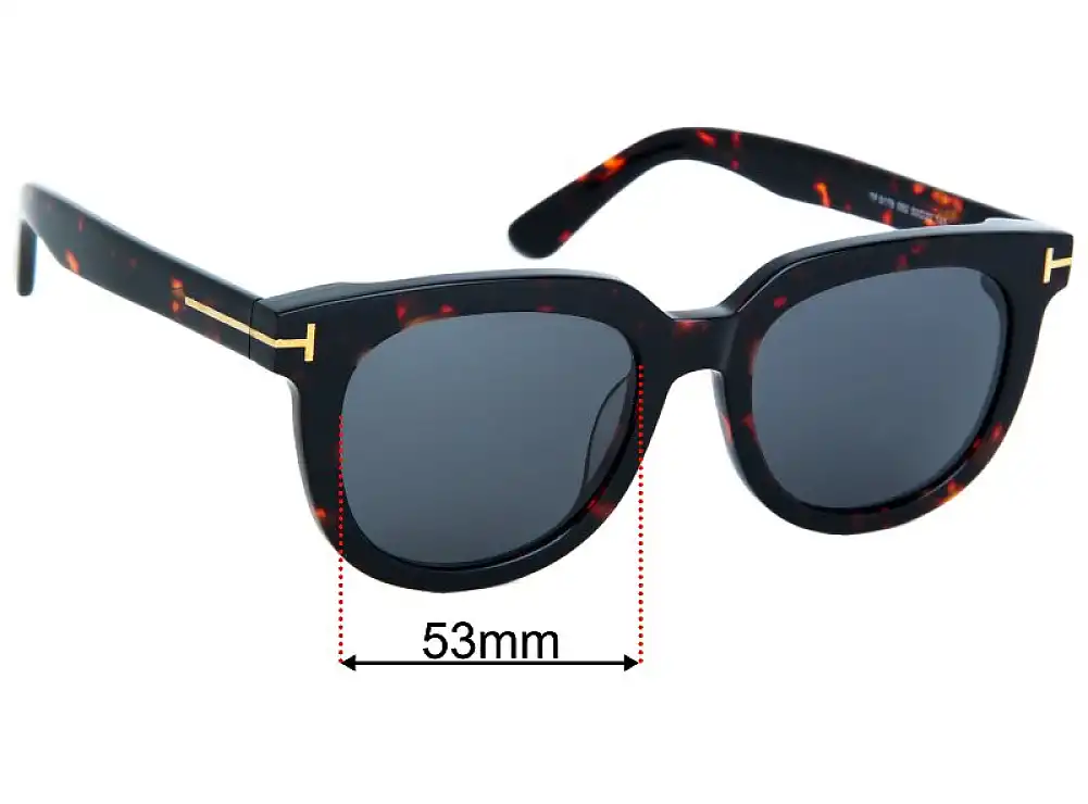 Sunglass Fix Ersatzgläser für Tom Ford TF5179 - 53mm Wide Sunglass Fix Ersatzgläser für Tom Ford TF5179 - 53mm Wide