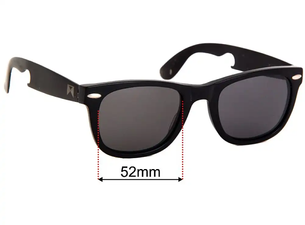 Sunglass Fix Ersatzgläser für William Painter The Hook - 52mm Wide Sunglass Fix Ersatzgläser für William Painter The Hook - 52mm Wide