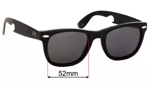 Sunglass Fix Ersatzgläser für William Painter The Hook - 52mm Wide Sunglass Fix Ersatzgläser für William Painter The Hook - 52mm Wide