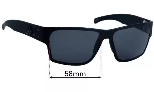 Sunglass Fix Ersatzgläser für Gatorz Delta - 58mm Wide Gatorz Delta Ersatzgläser 58mm wide