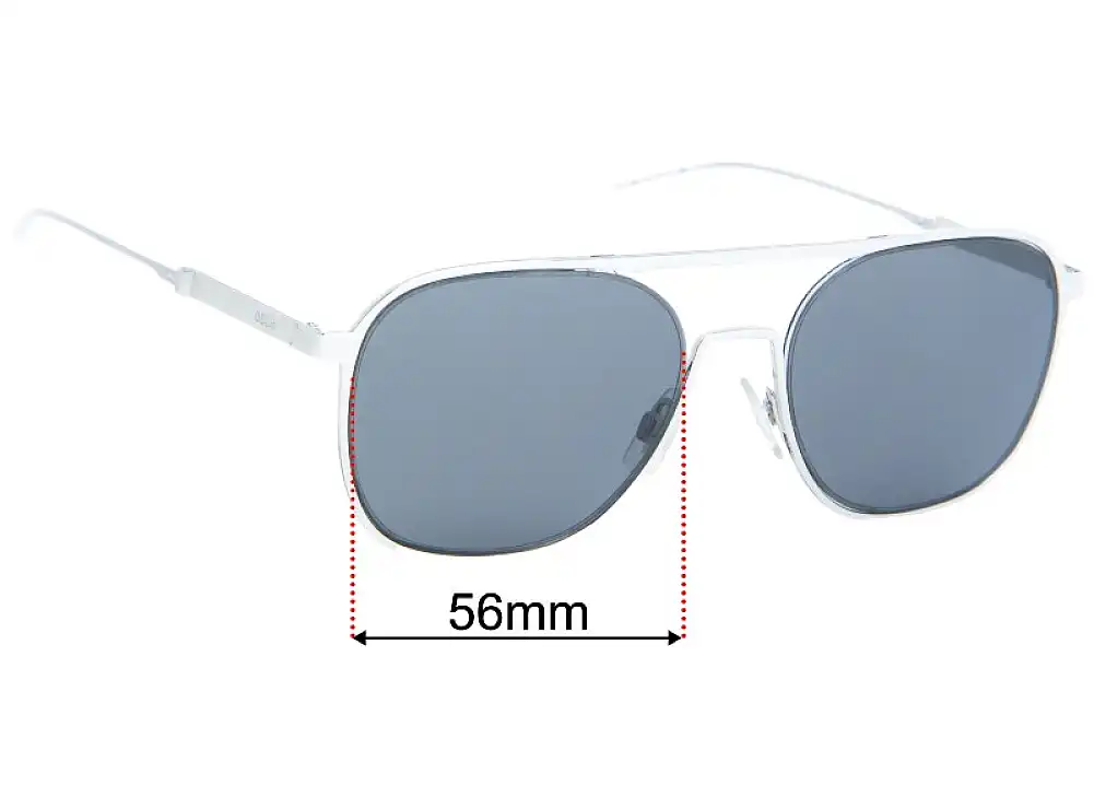 Sunglass Fix Ersatzgläser für Hugo Boss HG Sun Rx 05 - 56mm Wide Sunglass Fix Ersatzgläser für Hugo Boss HG Sun Rx 05 - 56mm Wide