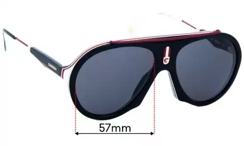 Sunglass Fix Ersatzgläser für Carrera Flag (Special Edition) - 57mm Wide Sunglass Fix Ersatzgläser für Carrera Flag (Special Edition) - 57mm Wide