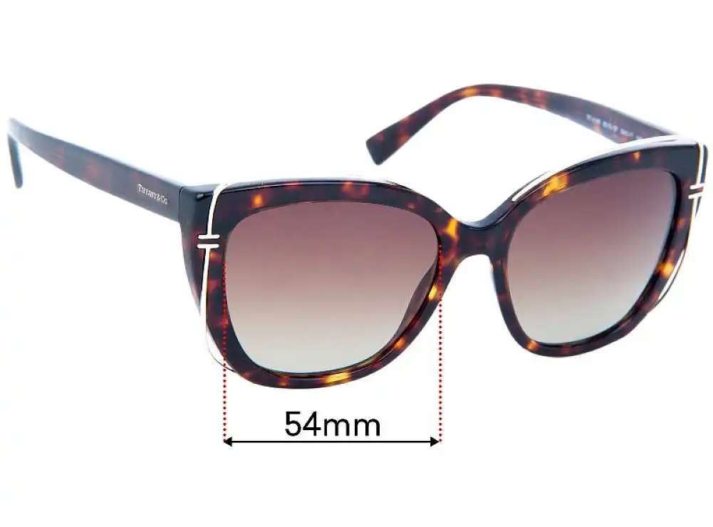 Sunglass Fix Ersatzgläser für Tiffany & Co TF4148 - 54mm Wide Sunglass Fix Ersatzgläser für Tiffany & Co TF4148 - 54mm Wide