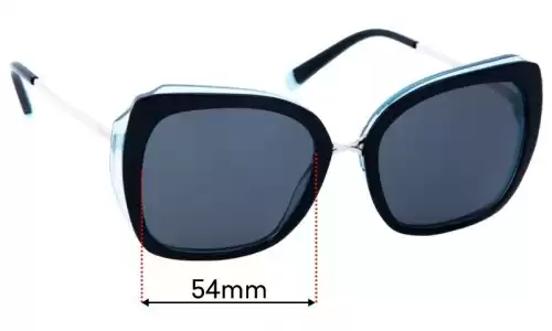 Sunglass Fix Ersatzgläser für Tiffany & Co TF4160 - 54mm Wide Tiffany & Co TF4160 Ersatzlinsen 54mm wide