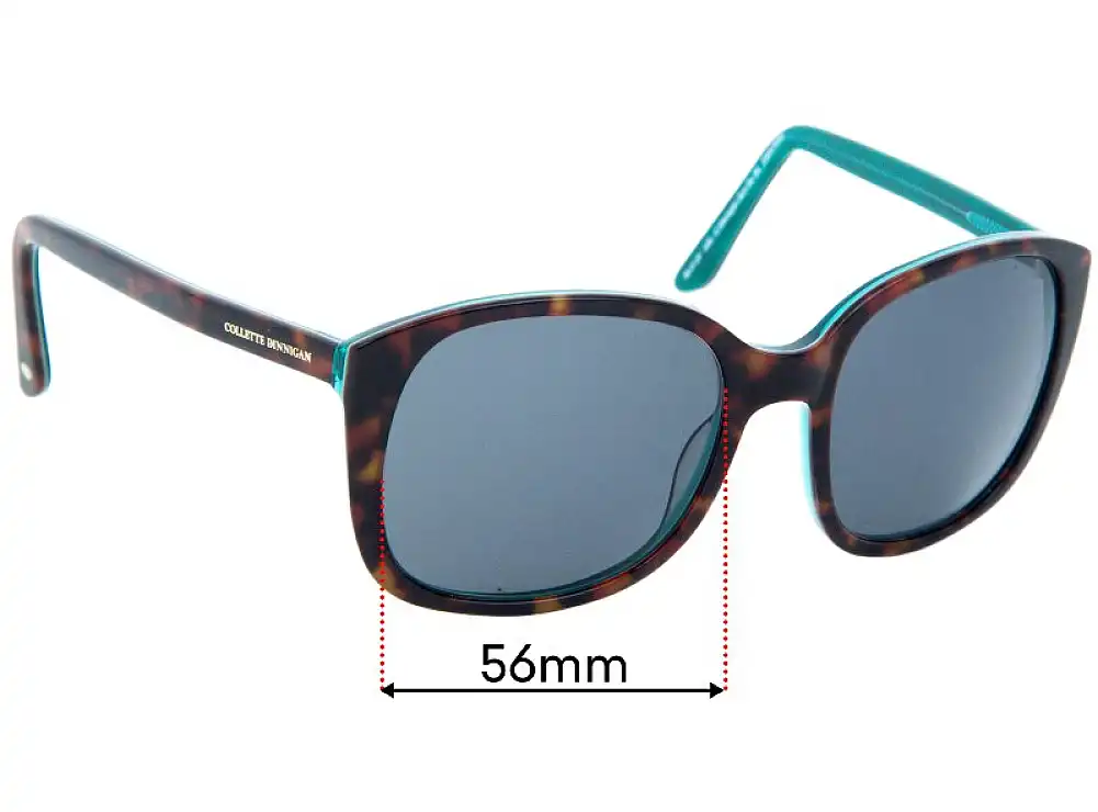 Sunglass Fix Ersatzgläser für Collette Dinnigan Sun Rx 06 - 56mm Wide Sunglass Fix Ersatzgläser für Collette Dinnigan Sun Rx 06 - 56mm Wide