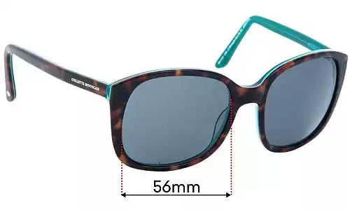 Sunglass Fix Ersatzgläser für Collette Dinnigan Sun Rx 06 - 56mm Wide Sunglass Fix Ersatzgläser für Collette Dinnigan Sun Rx 06 - 56mm Wide