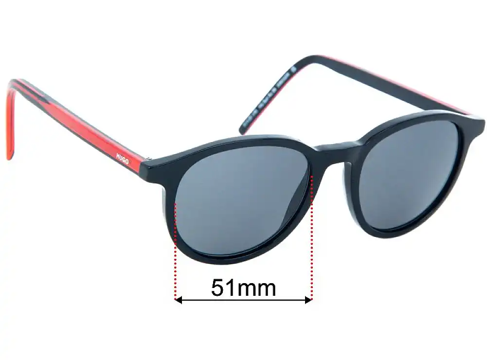Sunglass Fix Ersatzgläser für Hugo Boss HG Sun Rx 06 - 51mm Wide Sunglass Fix Ersatzgläser für Hugo Boss HG Sun Rx 06 - 51mm Wide