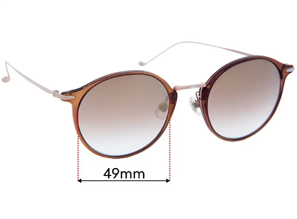 Sunglass Fix Ersatzgläser für Jins Eevee - 49mm Wide Sunglass Fix Ersatzgläser für Jins Eevee - 49mm Wide