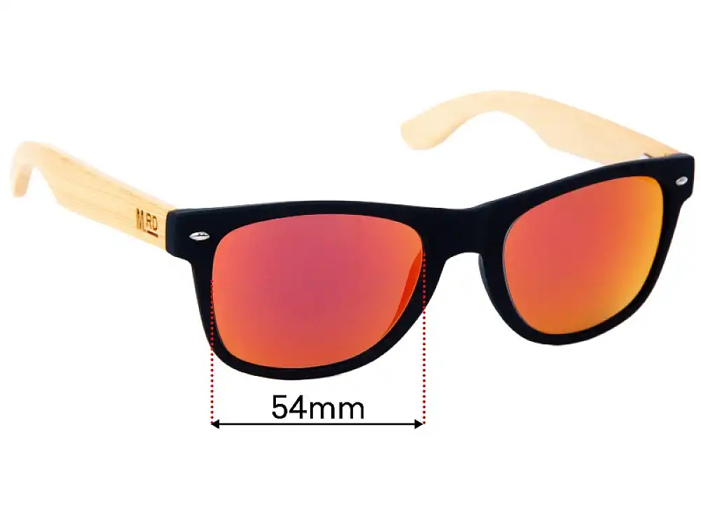 Sunglass Fix Ersatzgläser für Moana Road 50/50 - 54mm Wide Sunglass Fix Ersatzgläser für Moana Road 50/50 - 54mm Wide