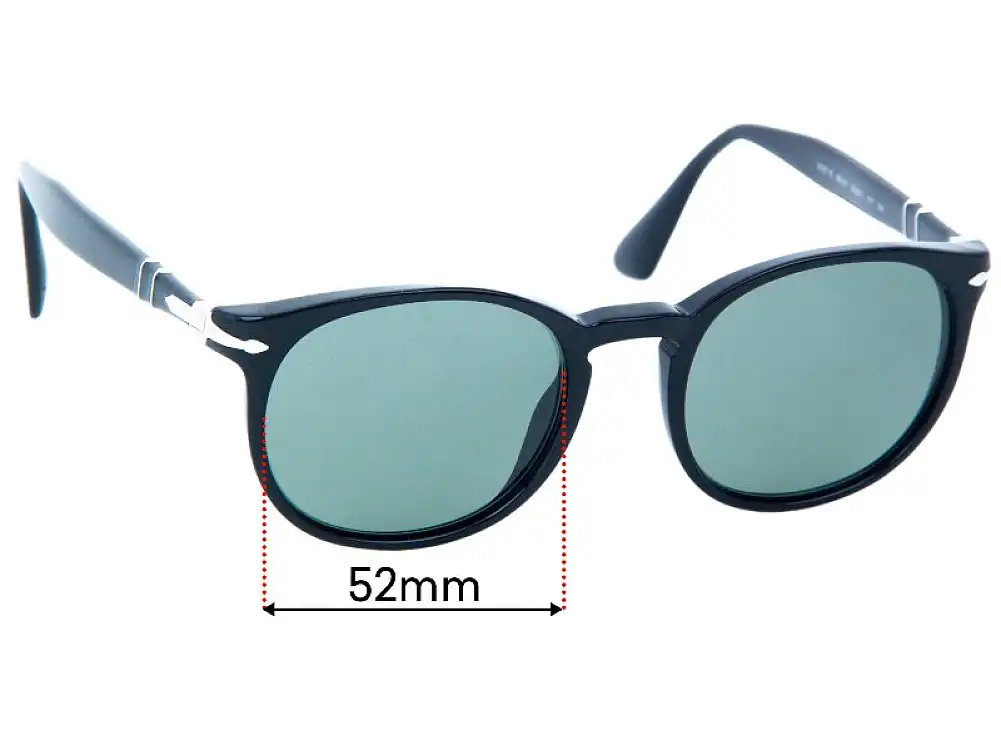Sunglass Fix Ersatzgläser für Persol 3157-S - 52mm Wide Sunglass Fix Ersatzgläser für Persol 3157-S - 52mm Wide