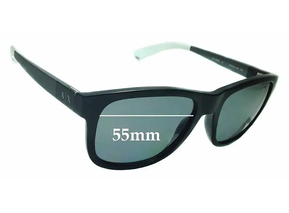 Sunglass Fix Ersatzgläser für Armani Exchange AX 4054S - 55mm Wide Sunglass Fix Ersatzgläser für Armani Exchange AX 4054S - 55mm Wide