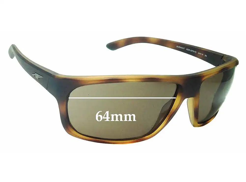 Sunglass Fix Ersatzgläser für Arnette Burnout AN4225 - 64mm Wide Sunglass Fix Ersatzgläser für Arnette Burnout AN4225 - 64mm Wide