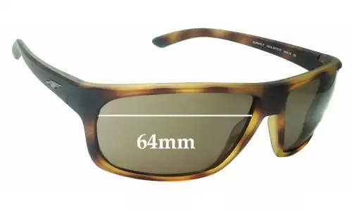 Sunglass Fix Ersatzgläser für Arnette Burnout AN4225 - 64mm Wide Sunglass Fix Ersatzgläser für Arnette Burnout AN4225 - 64mm Wide