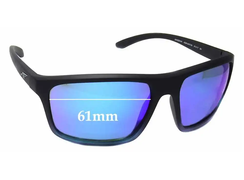 Sunglass Fix Ersatzgläser für Arnette Sandbank AN4229 - 61mm Wide Sunglass Fix Ersatzgläser für Arnette Sandbank AN4229 - 61mm Wide