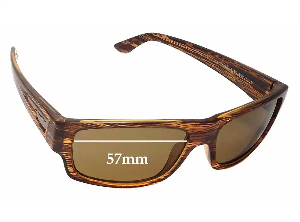 Sunglass Fix Ersatzgläser für Arnette Wager AN4144 - 57mm Wide Sunglass Fix Ersatzgläser für Arnette Wager AN4144 - 57mm Wide