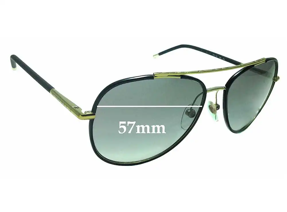 Sunglass Fix Ersatzgläser für Burberry B 3078 - 57mm Wide Sunglass Fix Ersatzgläser für Burberry B 3078 - 57mm Wide
